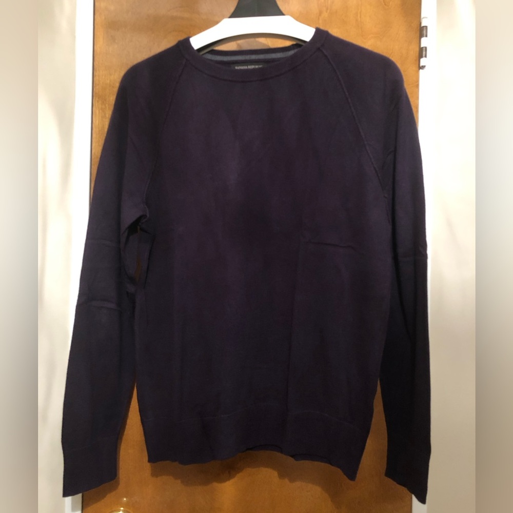 Men’s Banana Republic deep purple sweater